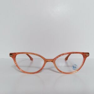 New Womens Bon Vivant Dahlia Coral Cat Eye Glasses Frames 52-17-140